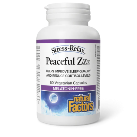 Natural Factors Stress-Relax Plongée Zzz 60caps
