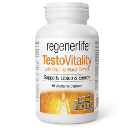 Natural Factors RegenerLife TestoVitality 60캡슐