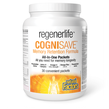 Natural Factors CogniSave 30 paquets