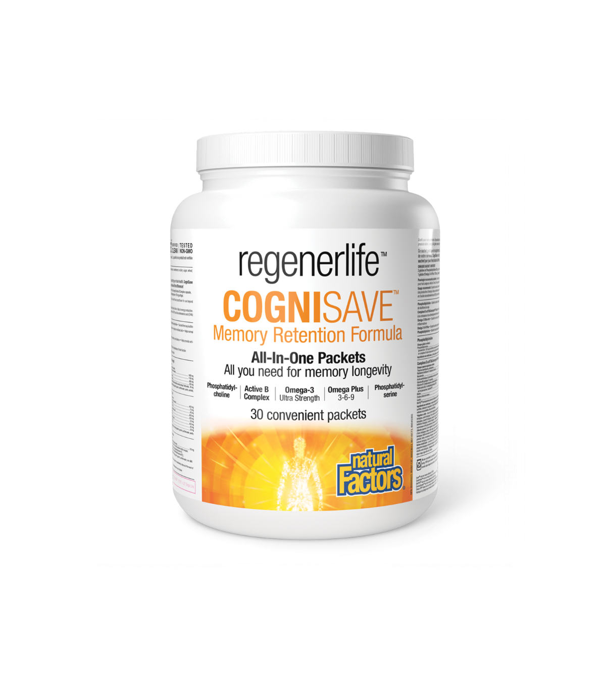 Natural Factors Regenerlife CogniSave 30 packets
