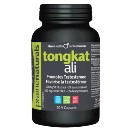 Prairie Naturals Tongkat Ali 500mg 50:1 60 Vegi Capsules