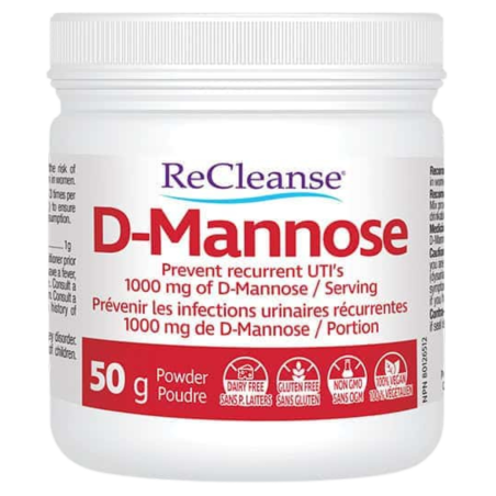Prairie Naturals D. Mannose Powder Birch & Beechwood 50g