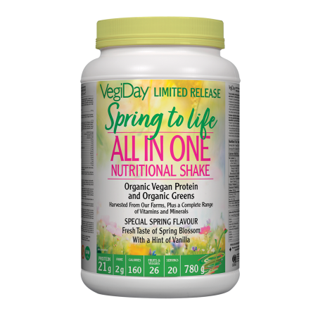 VegiDay All In One Nutritional Shake, Spring 780 g | Safest & Easiest Shopping Vitamins Online | VITASHOP