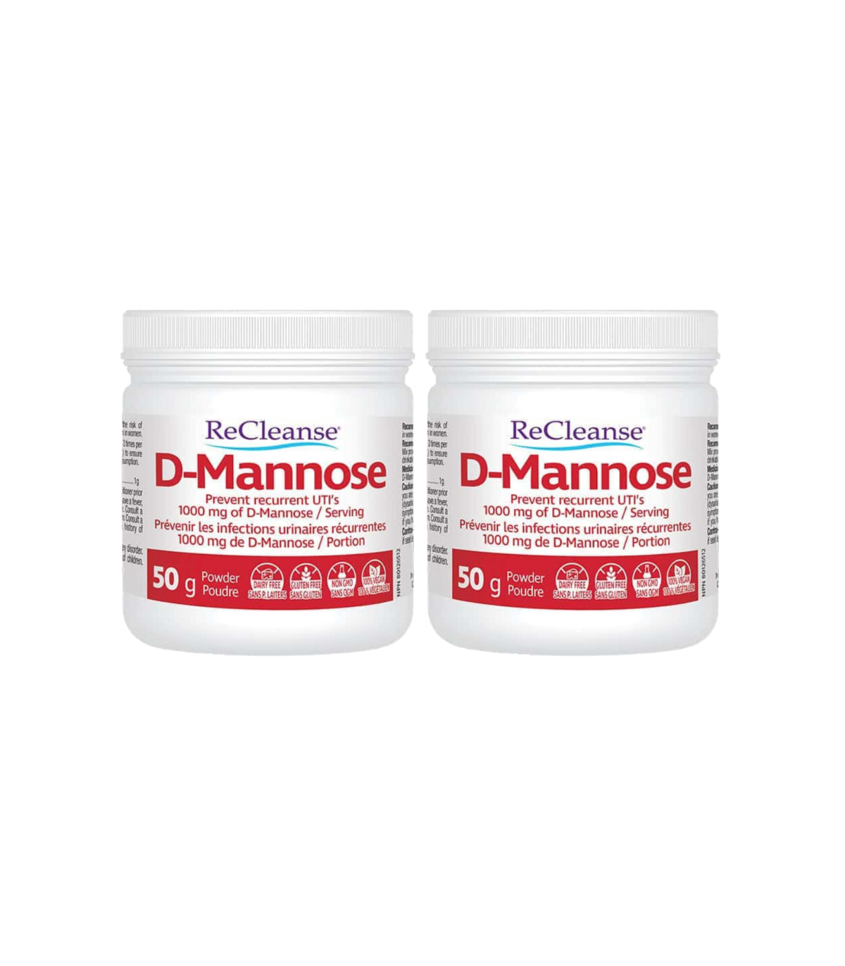 Prairie Naturals D. Mannose Powder Birch & Beechwood 50g