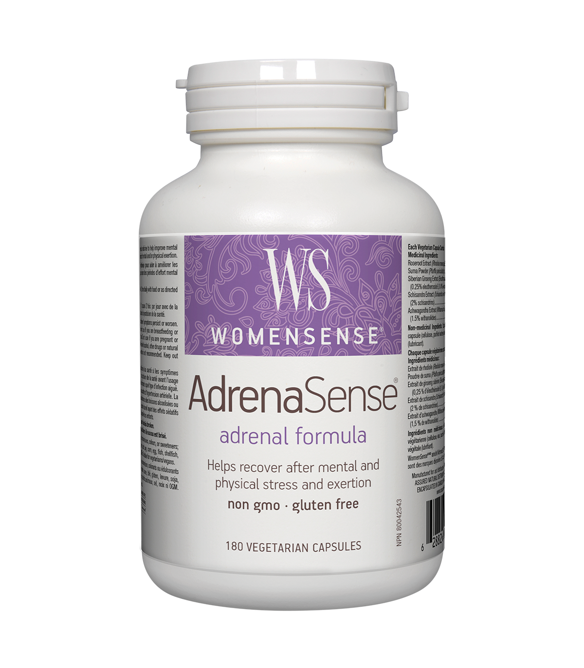 AdrenaSense 180 Vegi Capsules | Safest & Easiest Shopping Vitamins Online | VITASHOP