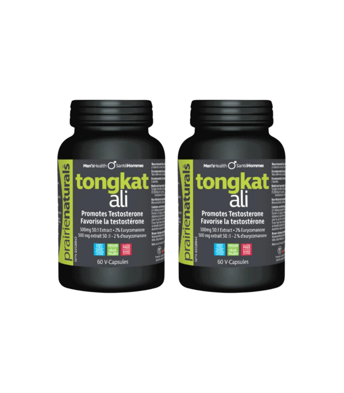Prairie Naturals Tongkat Ali 500mg 50:1 60 Capsules Vegi
