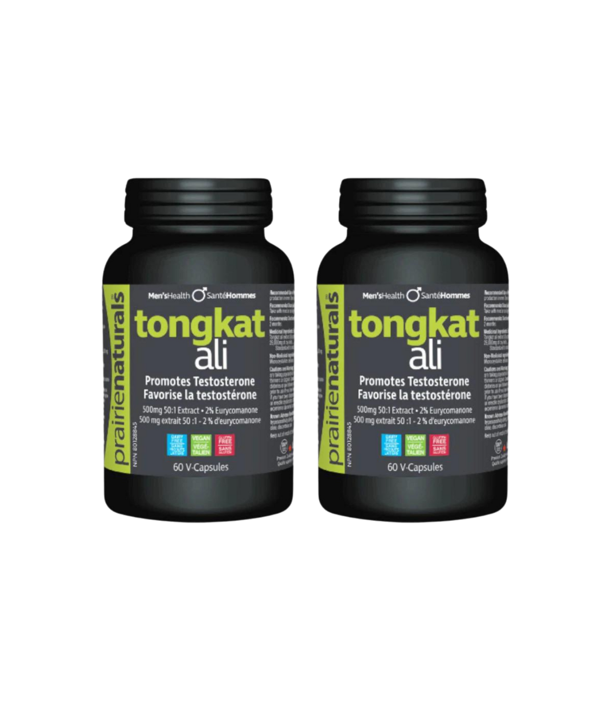 Prairie Naturals Tongkat Ali 500mg 50:1 60 Vegi Capsules