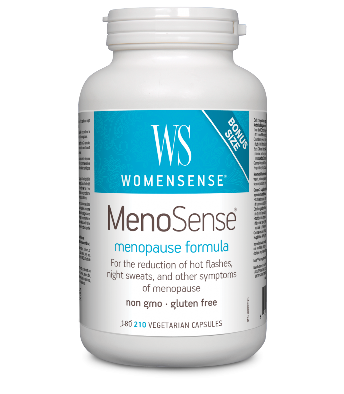 WomenSense 우먼센스 MenoSense 210 식물성 캡슐 보너스 크기 | 매일 업데이트되는 특가 상품 | VITASHOP