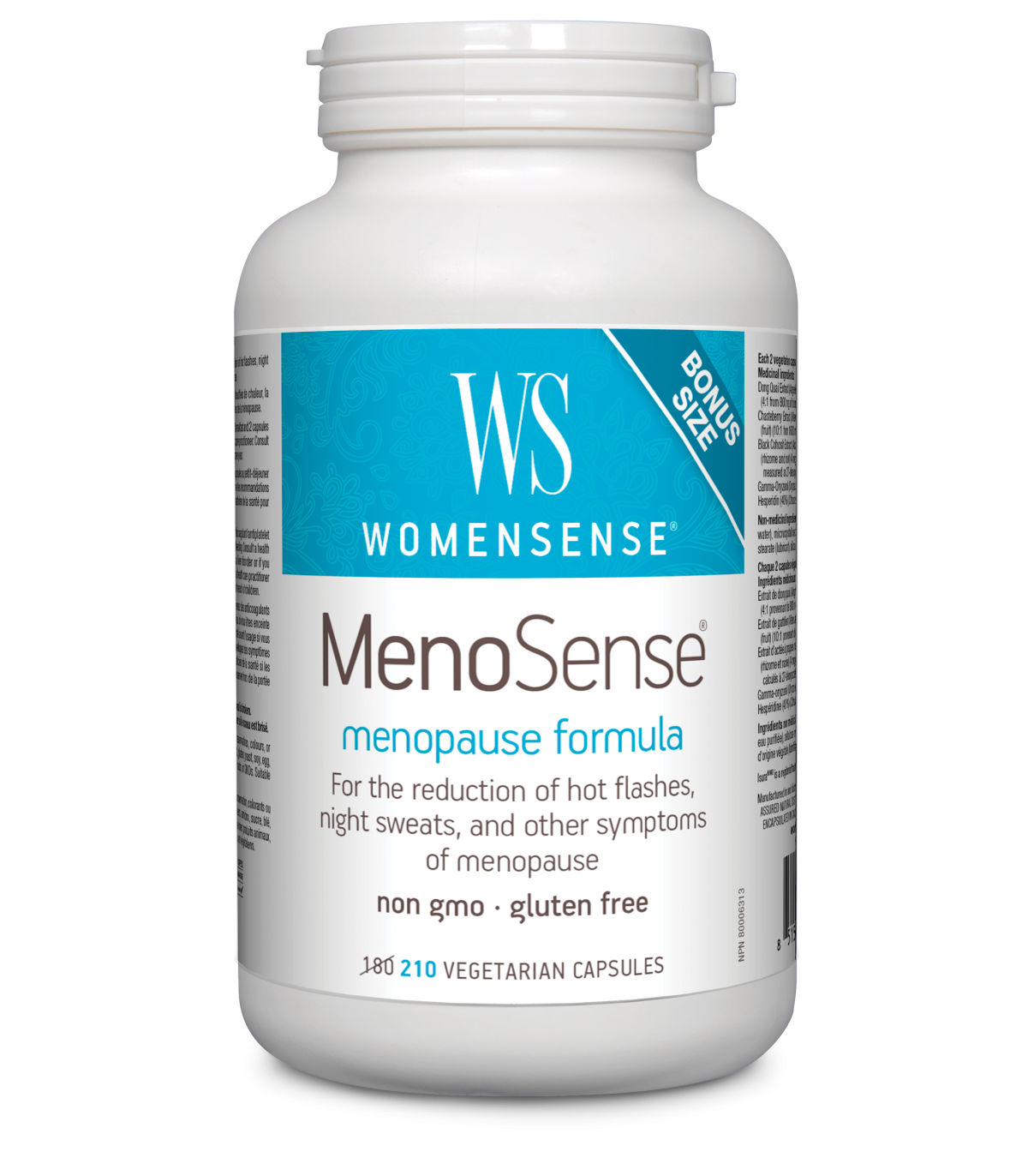 WomenSense 우먼센스 MenoSense 210 식물성 캡슐 보너스 크기 | 매일 업데이트되는 특가 상품 | VITASHOP