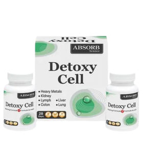 Detoxy Cell Kit 20 Day for Women & Men 40 + 40 Vegi Capsules | Safest & Easiest Shopping Vitamins Online | VITASHOP