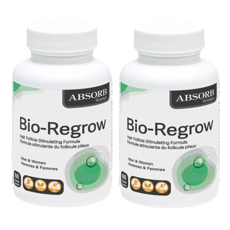Absorb Science [2 for Deal] Bio-Regrow Hair Folicle Stimulating Formula 60 Veggi Capsules | Unbeatable Prices, Daily Deals | VIT