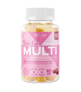 Suku Vitamins Teem GIrl Toal Multi 60 Gummies