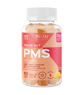 SUKU VITAMINS Peace Out PMS 60 粒软糖