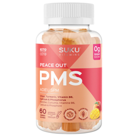 SUKU VITAMINS Peace Out PMS 60 粒软糖