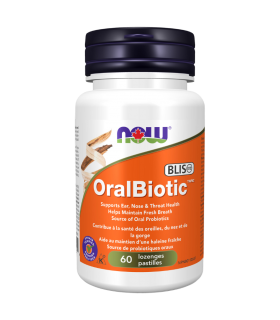 NOW Foods OralBiotic Probiotic 60 Lozenges | Unbeatable Prices, Daily Deals | VITASHOP