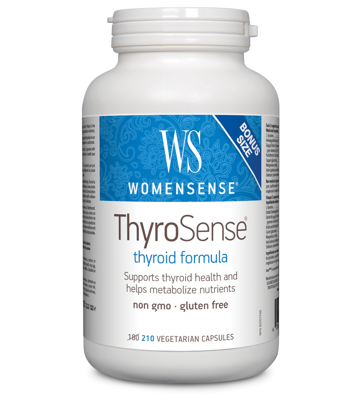 WomenSense 우먼센스 ThyroSense 210 식물성 캡슐 보너스 크기 | 매일 업데이트되는 특가 상품 | VITASHOP