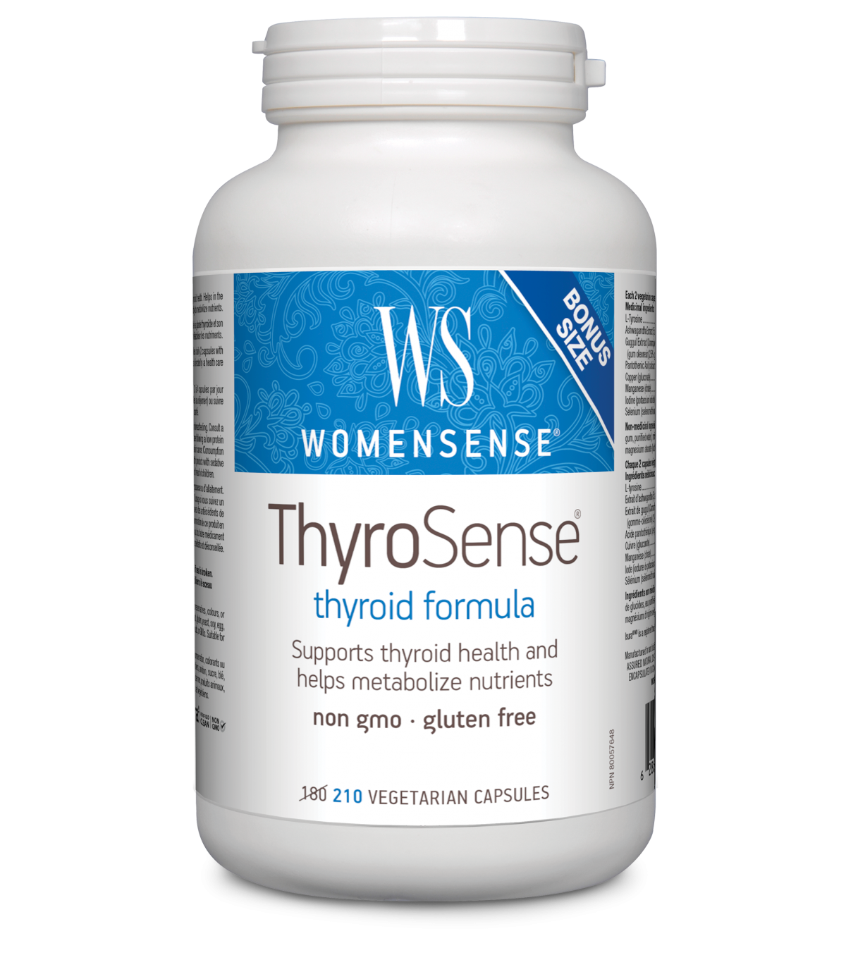 WomenSense 우먼센스 ThyroSense 210 식물성 캡슐 보너스 크기 | 매일 업데이트되는 특가 상품 | VITASHOP