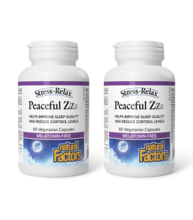 Natural Factors Stress-Relax Peaceful Zzz 60caps