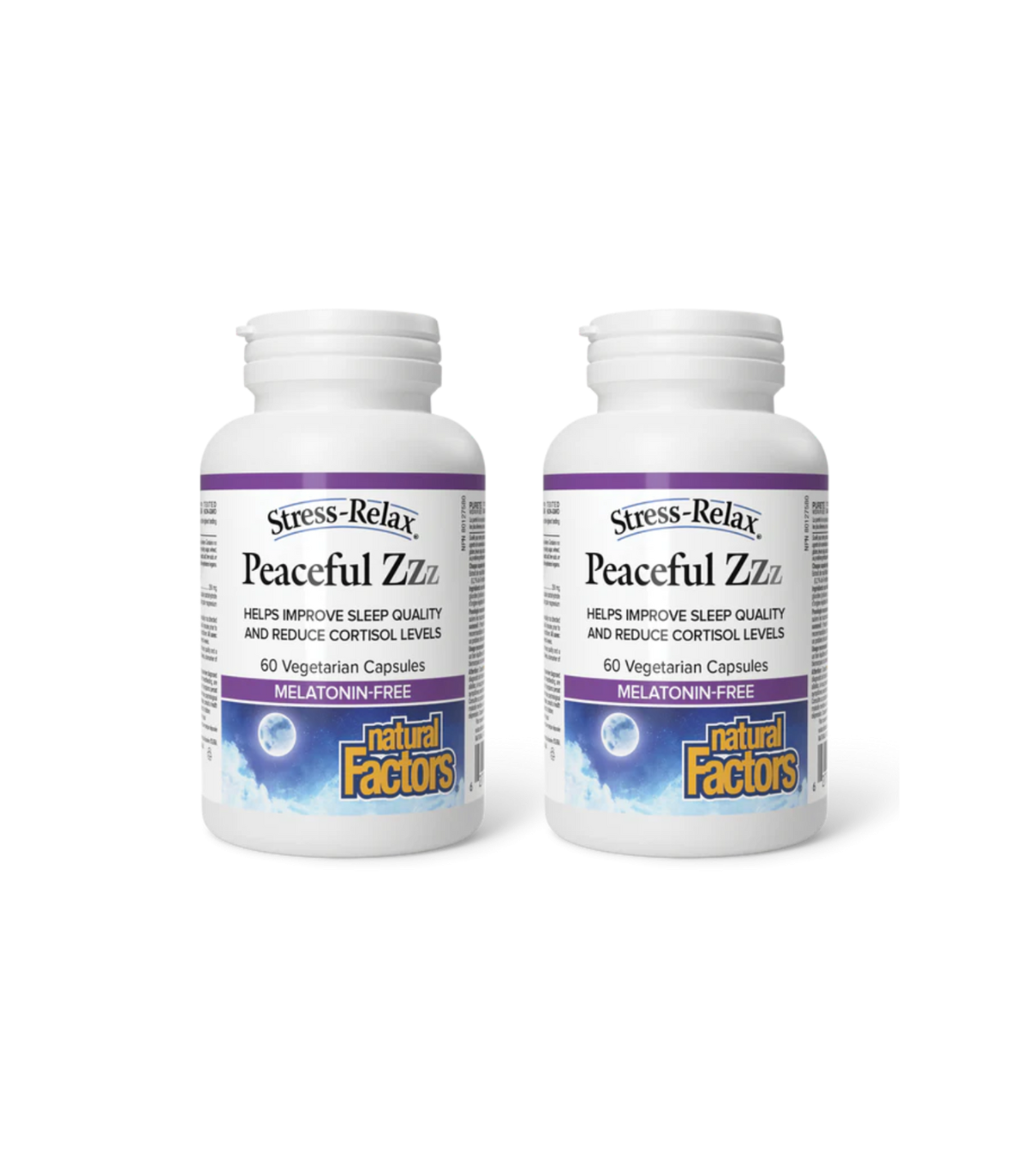 Natural Factors Stress-Relax Peaceful Zzz 60caps