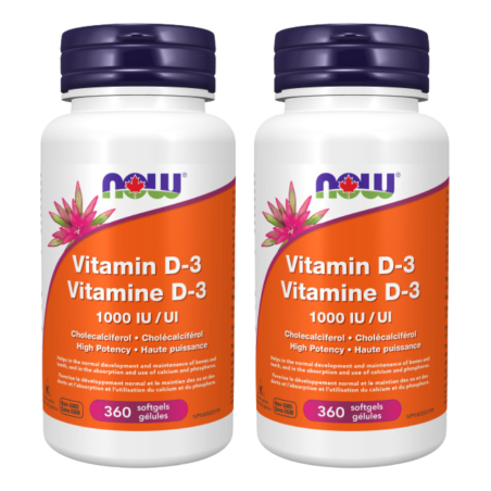 NOW Foods 나우 푸드 비타민 D-3 1000 IU 360 소프트젤 | 매일 업데이트되는 특가 상품 | VITASHOP