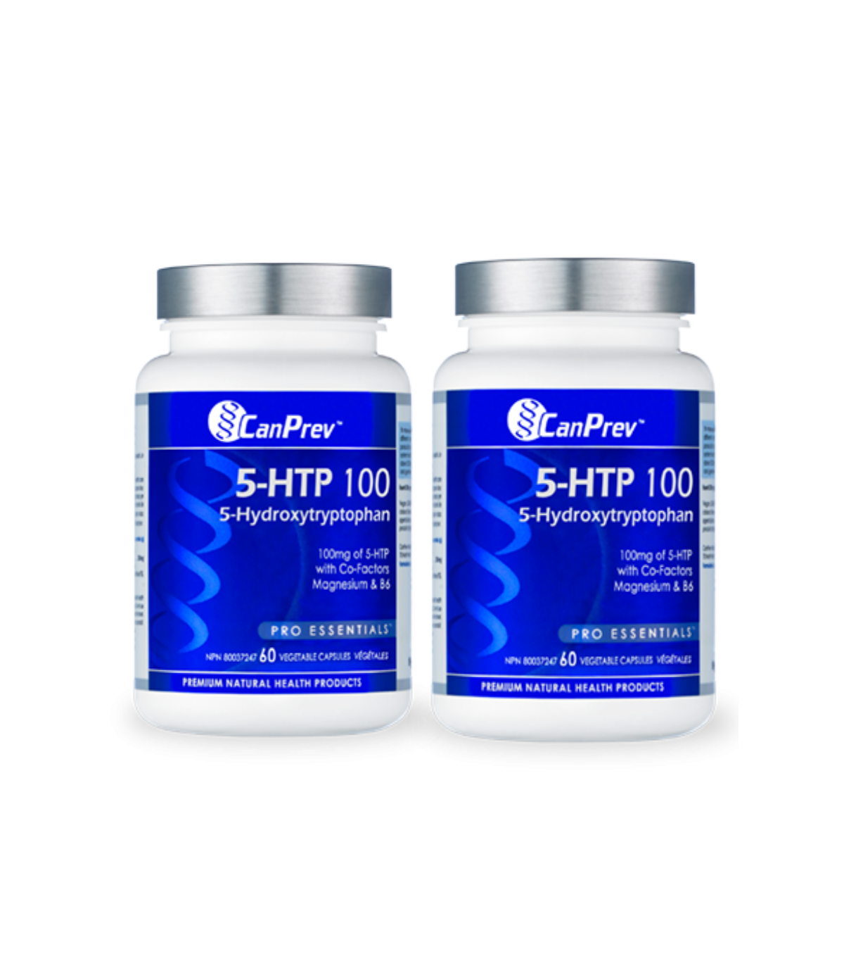 CanPrev 캔프레브 5-HTP 100 B6 마그네슘 60 식물성 캡슐 | 매일 업데이트되는 특가 상품 | VITASHOP