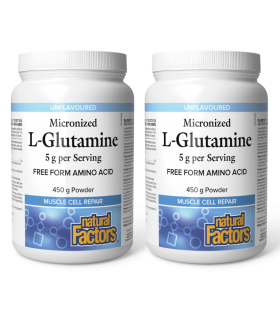 Natural Factors Micronized L 글루타민 5g 450g | 비유형 가격, 일일 상품 | VITASHOP