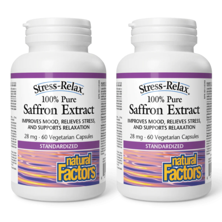 Natural Factors Saffron Extract 100% Pure 28 mg 60vcaps | Unbeatable Prices, Daily Deals | VITASHOP