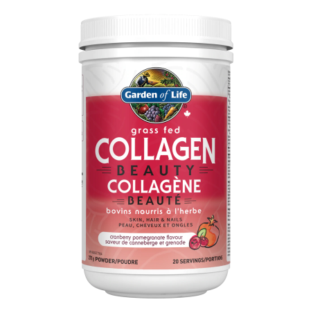 Garden of Life Grass Fed Collagen Beauty, Cranberry Pomegranate 270 g | Unbeatable Prices, Daily Deals | VITASHOP