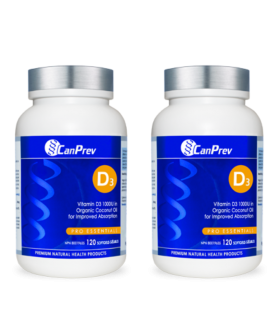 CanPrev D3 - Organic Coconut Oil 120 softgels | 每天不同折扣, 全网最低价格 | 种类齐全的保健品店铺 VITASHOP, 只有你想不到, 没有你买不到 !
