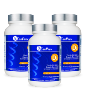 CanPrev D3 - Organic Coconut Oil 120 softgels | Unbeatable Prices, Daily Deals | VITASHOP