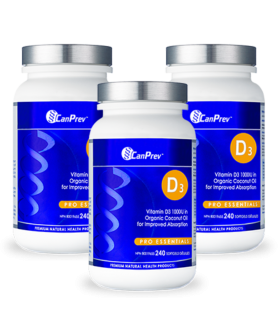 CanPrev D3 - Organic Coconut Oil 240 softgels | Unbeatable Prices, Daily Deals | VITASHOP