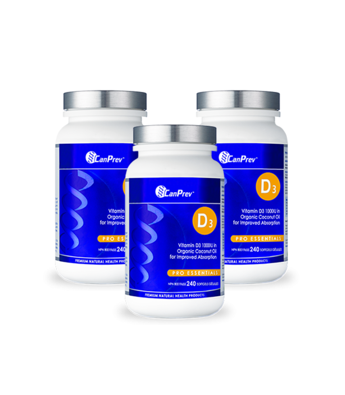 CanPrev D3 - Organic Coconut Oil 240 softgels | 每天不同折扣, 全网最低价格 | 种类齐全的保健品店铺 VITASHOP, 只有你想不到, 没有你买不到 !