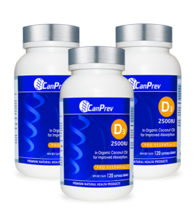 CanPrev D3 2500IU MCT Base 120 softgels | Unbeatable Prices, Daily Deals | VITASHOP