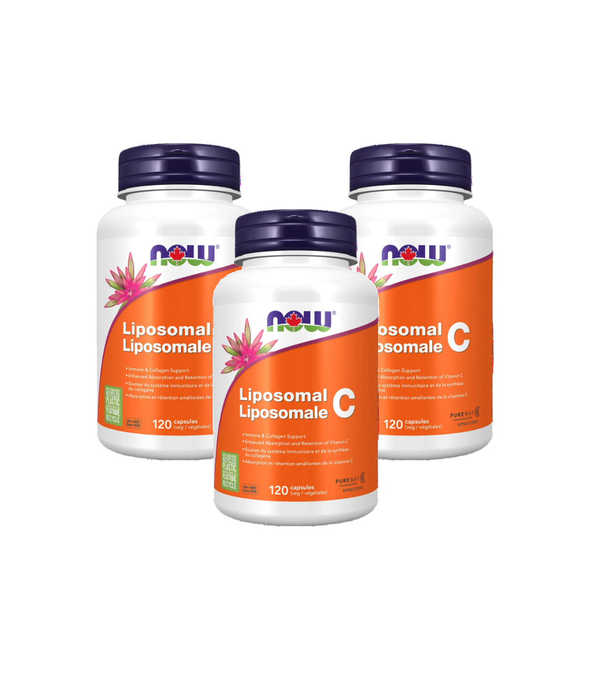 Vitamine C Liposomale 1400mg - Capsules, Soutien Immunitaire, Sans Gluten, Végétarien