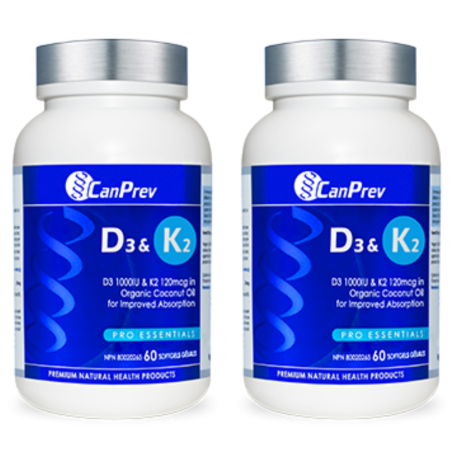 CanPrev 캔프레브 D3 & K2 유기농 코코넛 오일 60 소프트젤 | 매일 업데이트되는 특가 상품 | VITASHOP