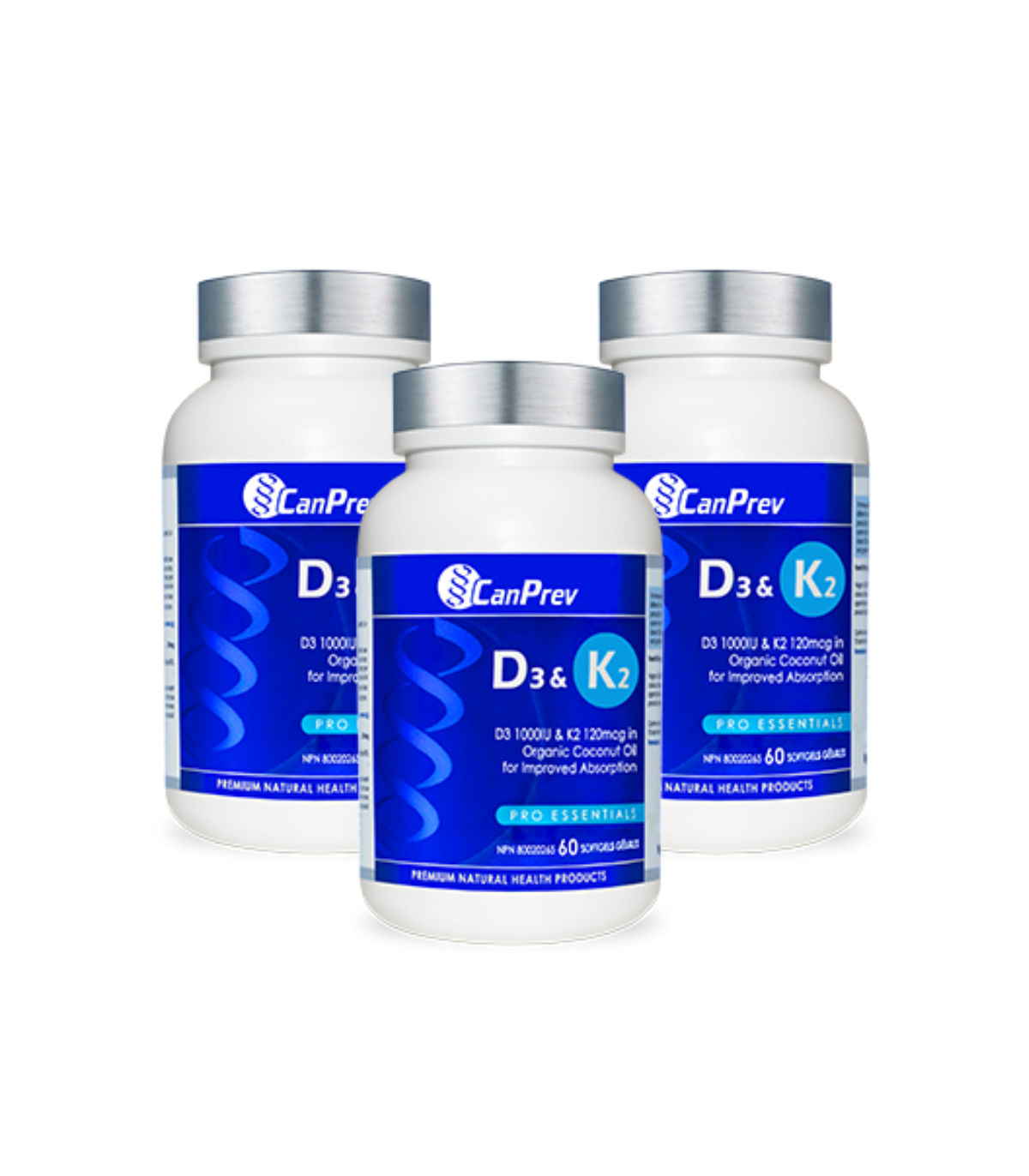 CanPrev D3 & K2 Organic Coconut Oil 60 softgels | 每天不同折扣, 全网最低价格 | 种类齐全的保健品店铺 VITASHOP, 只有你想不到, 没有你买不到 !