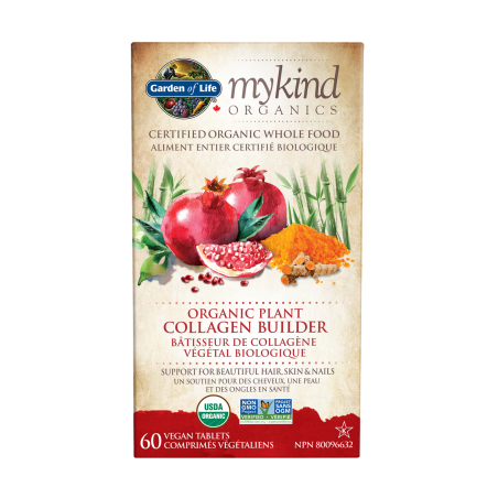 Garden of Life 가든 오브 라이프 Mykind Organics 유기농 식물 콜라겐 빌더 60 베지 태블릿 | 매일 업데이트되는 특가 상품 | VITASHOP