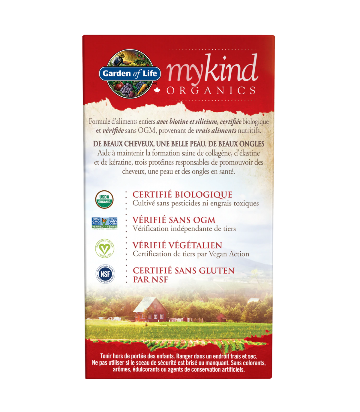 Garden of Life 가든 오브 라이프 Mykind Organics 유기농 식물 콜라겐 빌더 60 베지 태블릿 | 매일 업데이트되는 특가 상품 | VITASHOP