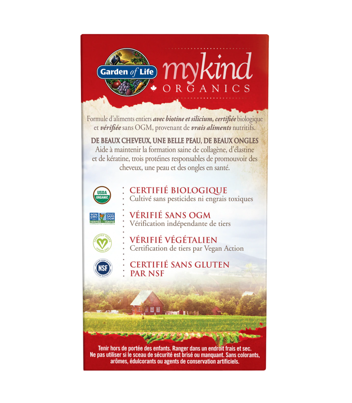 Garden of Life 가든 오브 라이프 Mykind Organics 유기농 식물 콜라겐 빌더 60 베지 태블릿 | 매일 업데이트되는 특가 상품 | VITASHOP