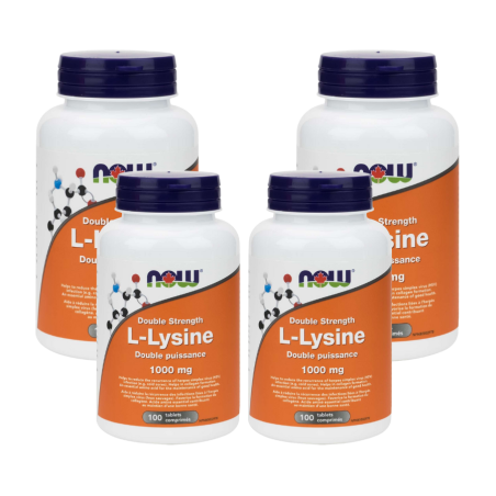 L-Lysine 1000 Mg Now Foods - Boîte De 100 Comprimés - Neuf Scellé