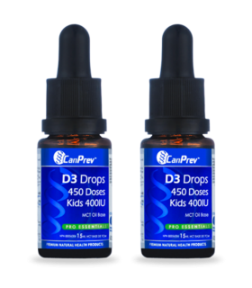 CanPrev D3 Drops Kids 400IU MCT base 15 ml | 每天不同折扣, 全网最低价格 | 种类齐全的保健品店铺 VITASHOP, 只有你想不到, 没有你买不到 !