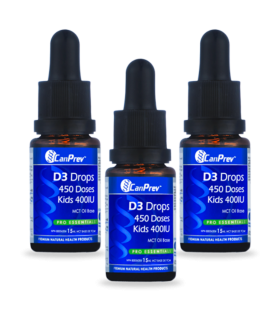 CanPrev D3 Drops Kids 400IU MCT base 15 ml | Unbeatable Prices, Daily Deals | VITASHOP