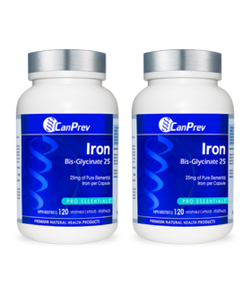 Iron Bis-Glycinate 25 120 Vegi Capsules | Safest & Easiest Shopping Vitamins Online | VITASHOP