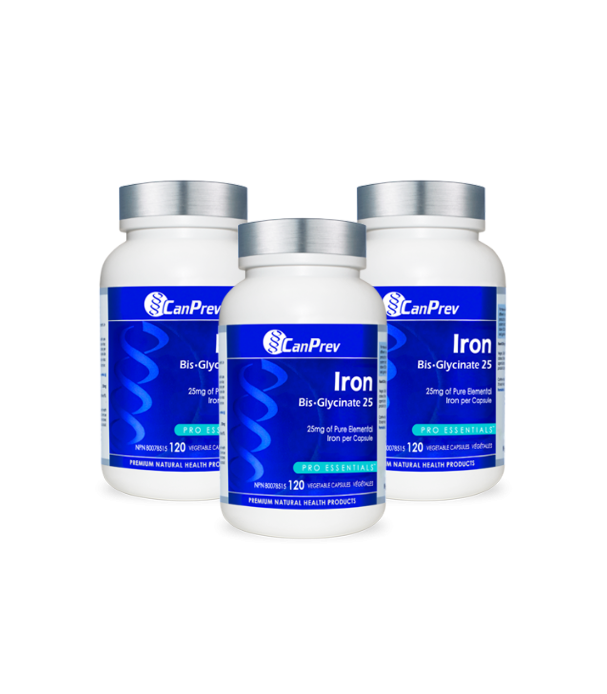 Iron Bis-Glycinate 25 120 Vegi Capsules | Safest & Easiest Shopping Vitamins Online | VITASHOP