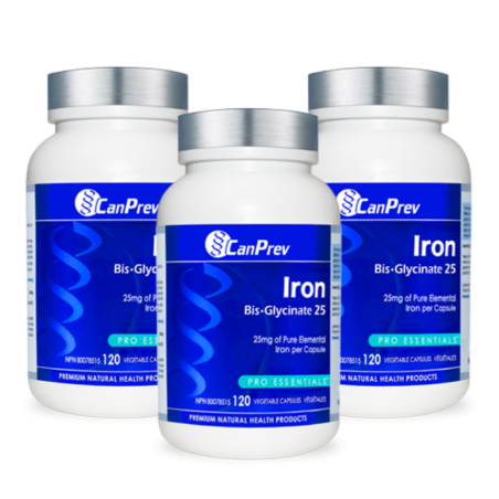 CanPrev Iron Bis-Glycinate 25 120 Vegi Capsules | Unbeatable Prices, Daily Deals | VITASHOP