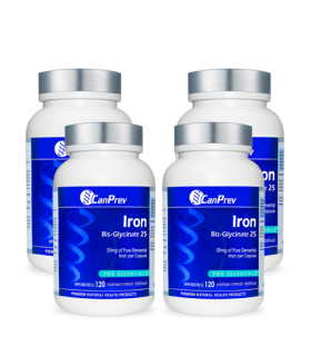 Iron Bis-Glycinate 25 120 Vegi Capsules | Safest & Easiest Shopping Vitamins Online | VITASHOP