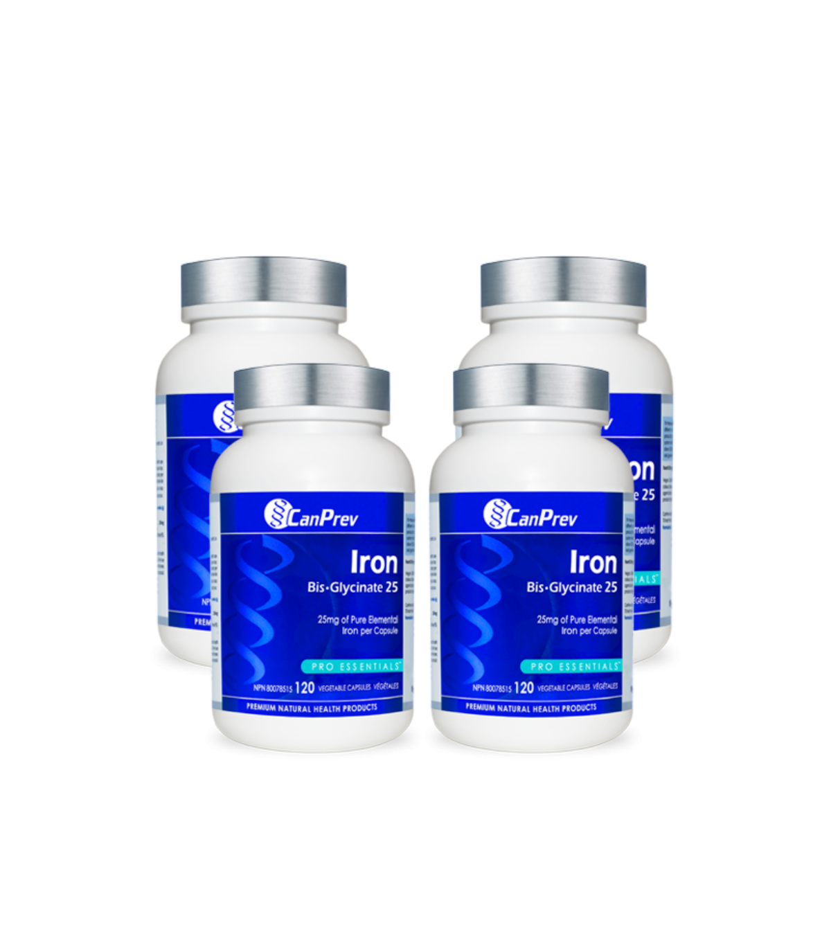 CanPrev Iron Bis-Glycinate 25 120 Vegi Capsules | Unbeatable Prices, Daily Deals | VITASHOP