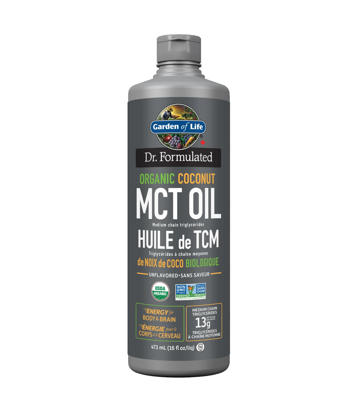 Garden of Life Dr. Formulated Organic MCT Oil 473 mL | 每天不同折扣, 全网最低价格 | 种类齐全的保健品店铺 VITASHOP, 只有你想不到, 没有你买不到 !