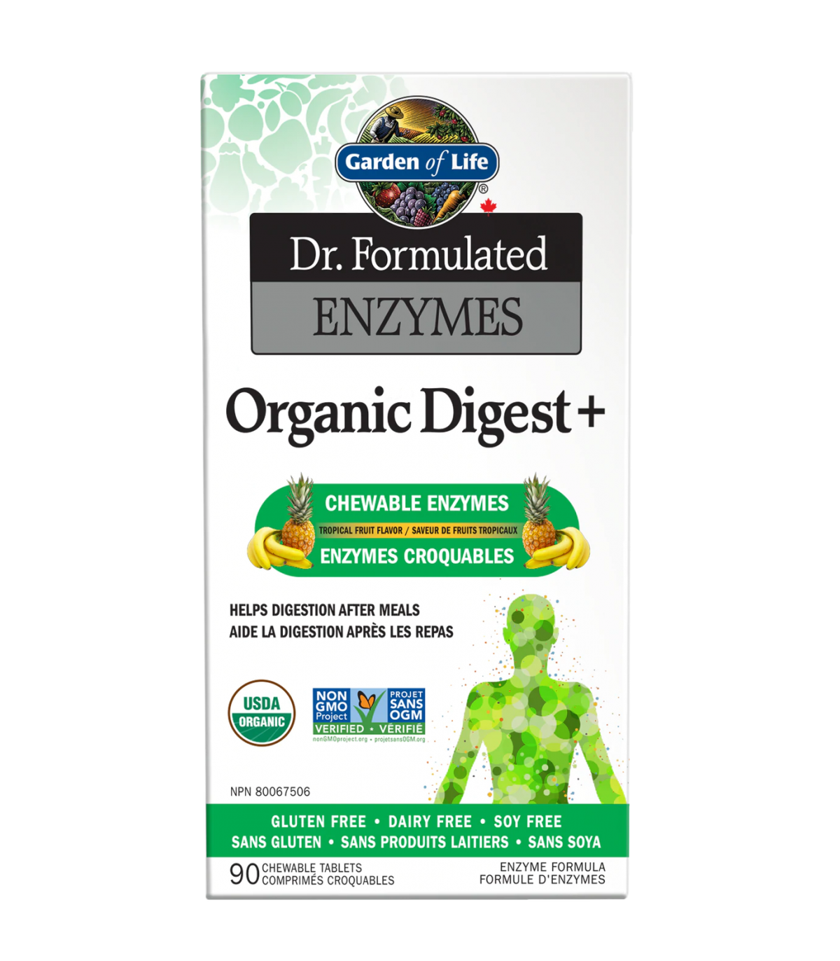 Garden of Life Dr. Formulated Enzymes Organic Digest+ 90 Chewable Tablet | Unbeatable Prices, Daily Deals | VITASHOP