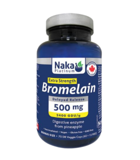 Naka Platinum Bromelain 75 Capsules Vegi